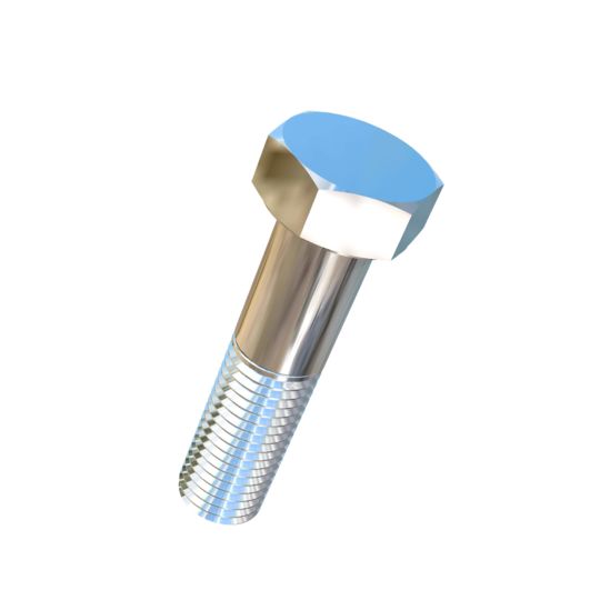 Titanium 1-1/8-7 X 4-1/2 inch UNC Allied Titanium Hex Head Bolt (No Dimple)
